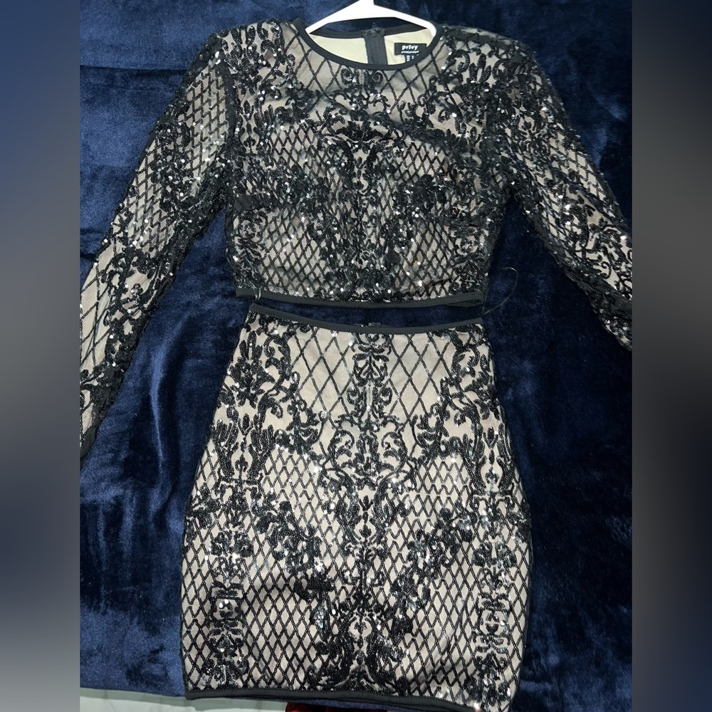 Cropped Night Out Set🎇